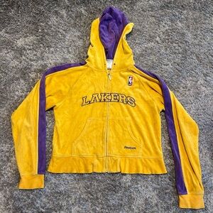 Y2k Reebok Lakers girls zip up